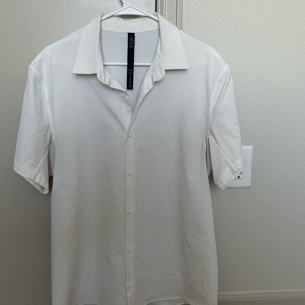 Lululemon Airing Easy White Button Down